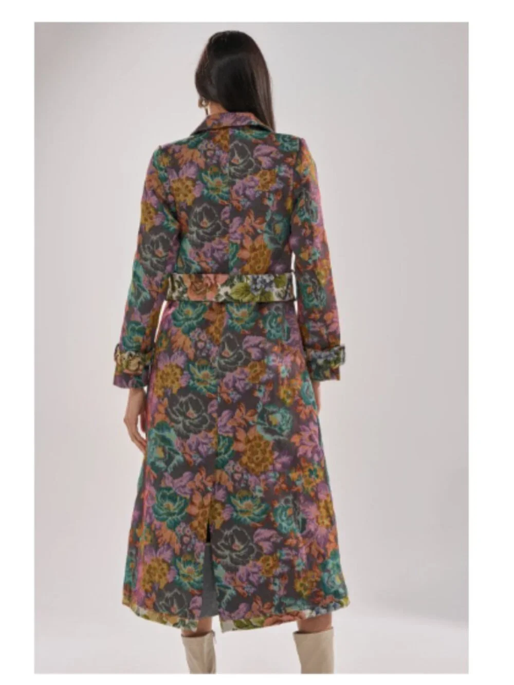 SHOW OFF TAPESTRY TRENCH - XL - Picture 3 of 9